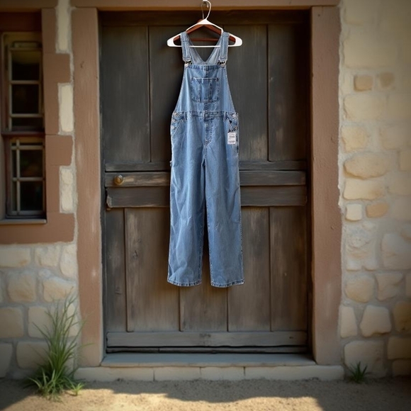 RSQ Blue Denim Overalls - Picture 2 of 4